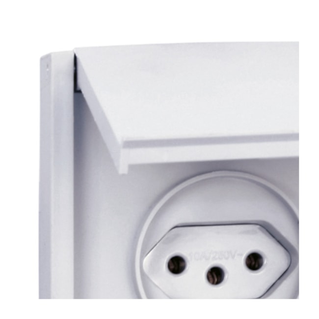 Tomada Módulo Aquatic Cinza 2P+T 10A 250V 642 18 PIAL-cb7cec85-032b-47d1-a451-9f2a1c17c046