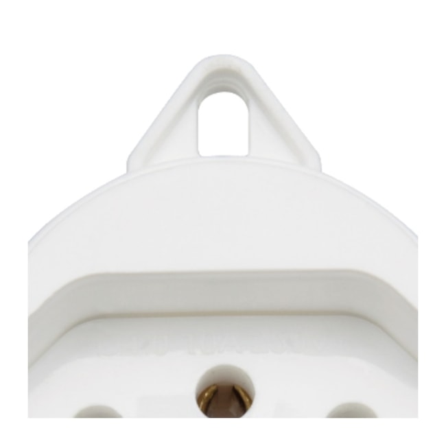 Tomada para Tampa Piso 2P+T 20A 250V Branco 57111/096 TRAMONTINA ELETRIK-e6c11717-988d-4a3d-803d-2ba41f705534