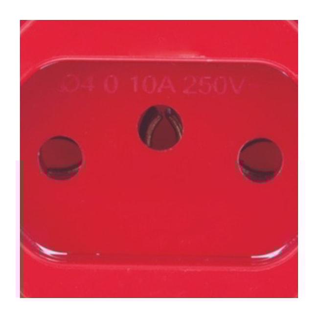 Tomada para Tampa Piso 2P+T 20A 250V Vermelho 57111/089 TRAMONTINA ELETRIK-94369638-f2a4-4236-9aa6-5399525135e1