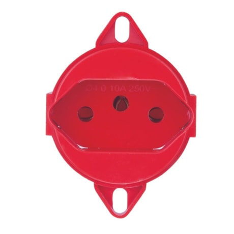 Tomada para Tampa Piso 2P+T 20A 250V Vermelho 57111/089 TRAMONTINA ELETRIK-7166a619-52f1-4ee8-8fdb-f3fddf6540be