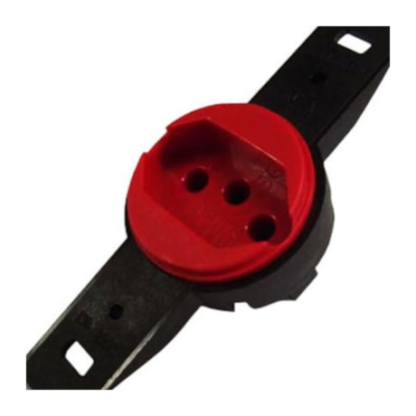Tomada Redonda de Embutir Hexagonal s/ Placa 10A 2P+T 250V Vermelho 23.077N TRANSMOBIL-6edfd6fd-518f-4b93-b9ab-4dd875d2267c