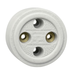 Tomada Redonda Porcelana 2P 20A 380V 1715-20A-N LORENZETTI