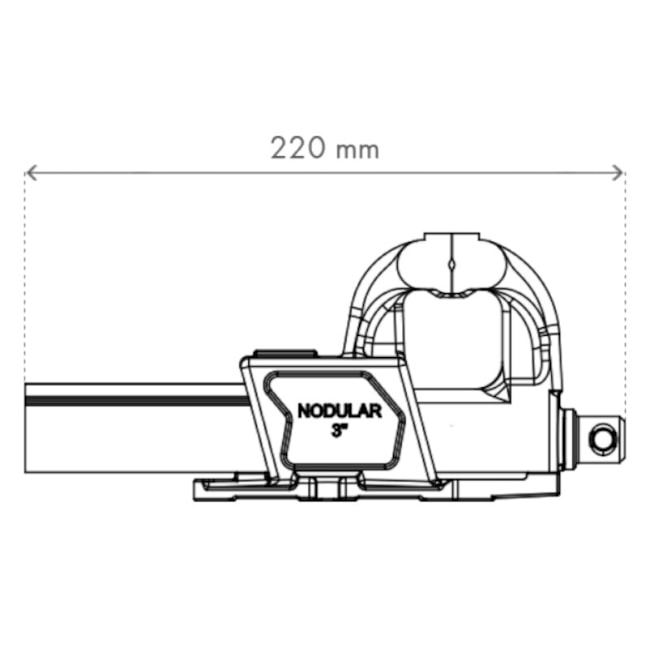 Torno de Bancada Fixo 3
