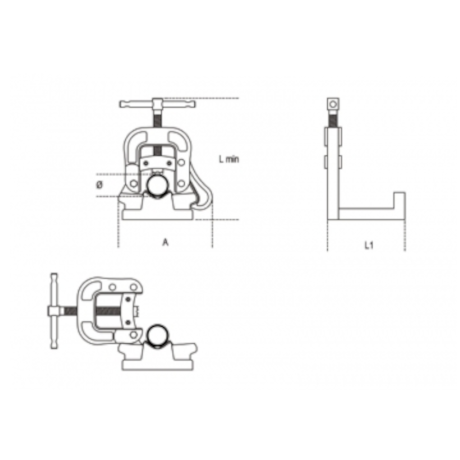 Torno Encanador de Bancada Fixo 3