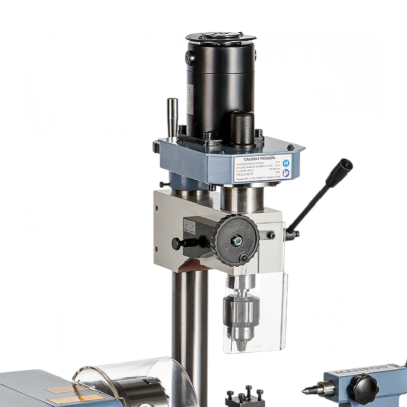 Torno/Fresadora/Furadeira 250mm 150W 220V Monofásico MR-2001