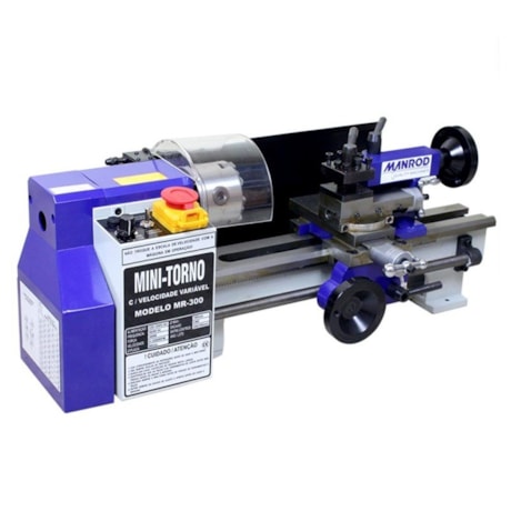 Torno Mecânico Monofásico Analógico 250W 220V MR-300 MANROD-7b012064-da72-479a-a0ad-759c2a195721