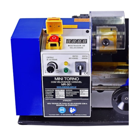 Torno Mecânico Monofásico Analógico 350W 220V MR-301 MANROD-659e6d61-54ff-44f4-8fb0-eeae13d3eb25