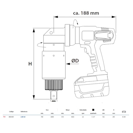 Torqueadeira Angular à Bateria 700-6000Nm LAW-60 GEDORE SOLUTIONS-3d9d135f-9765-47c6-889a-f84e6e2621da