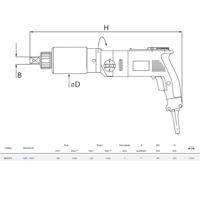 Torqueadeira Elétrica 300-2200Nm LDE-16ST GEDORE SOLUTIONS-a10ca3cd-1fef-4c6e-b07d-0dfeafa0c527