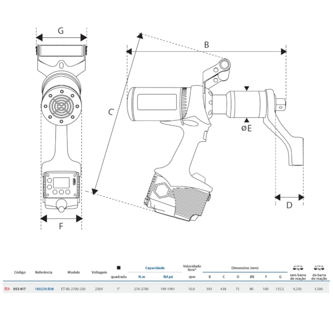 Torqueadeira Eletrônica EVOTORQUE 270-2700Nm 230V GEDORE SOLUTIONS-9b4045b3-2ebe-47f4-85c9-08f30e8c181b