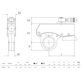 Torqueadeira Hidráulica 1.1/4