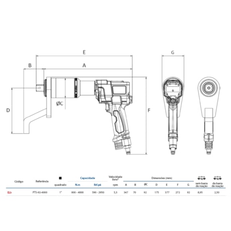 Torqueadeira Pneumática 1