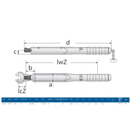 Torquímetro de Estalo 1000Nm (730LBS.PE) 28mm 8471-01 GEDORE-d1798932-72be-495e-bf76-cdd9acf7bd9c
