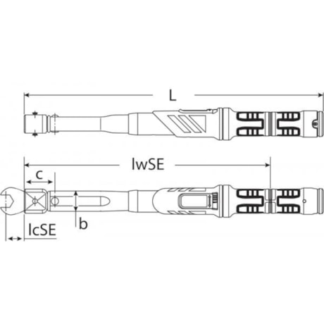 Torquímetro de Estalo 9x12mm 30/150Nm DMSE-150 GEDORE-466c686f-3e06-40bf-939e-9b377ab3775e