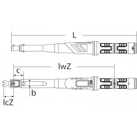 Torquímetro de Estalo Dremaster 22mm 110/550Nm DMZ 550 GEDORE-2102705a-0b18-45c6-a567-faa53838086c