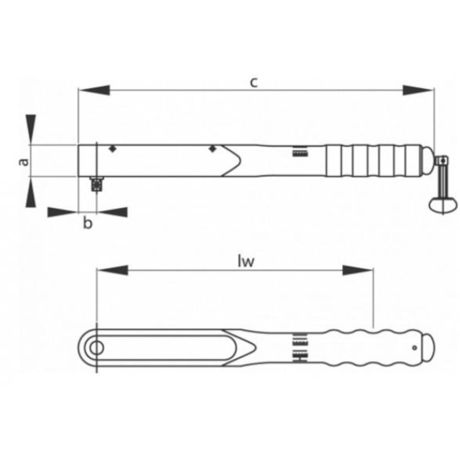 Torquímetro de Estalo Dremometer CD 3/4