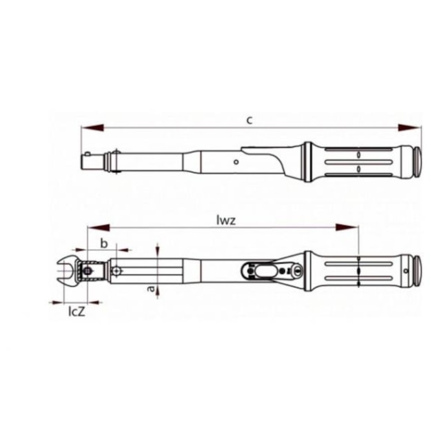 Torquímetro de Estalo Torcofix Z 16mm 10/50Nm 4405-05 GEDORE-aed3a00a-5551-4b33-a591-dd22763b0201