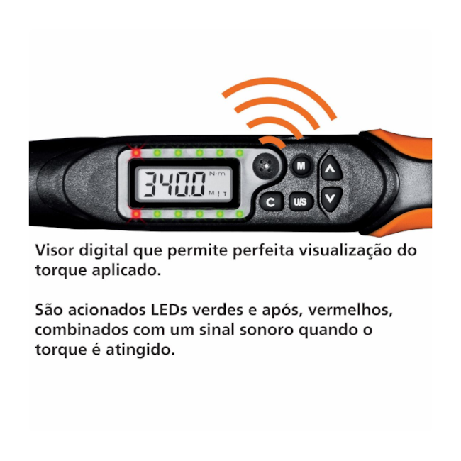 Torquímetro Digital Reversível 340N.m com Encaixe 1/2'' 44502/301 TRAMONTINA PRO-8aa4c67e-4ac2-438f-a2fc-7c797c8446e0