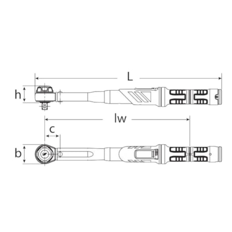 Torquímetro Estalo Dremaster DMK 850N.m 3/4'' DMK850 GEDORE-89e14cb1-ae5c-4e6c-b148-59297fe5eeee