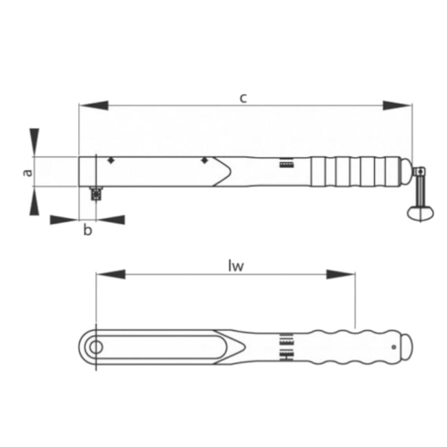 Torquímetro Estalo Dremometer 40N.m 3/8