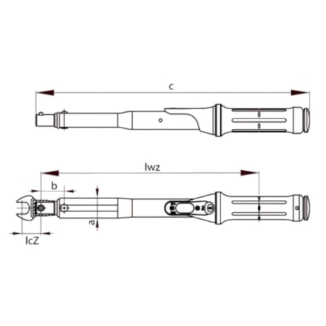 Torquímetro Estalo Torcofix Z 100N.m 16mm 4410-01 GEDORE-f7b37694-3071-491b-8648-4e9ed9a12116