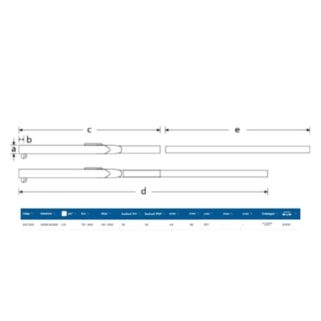 Torquímetro Relógio 250 Lbf.Pé (34 Kgfm) 1/2