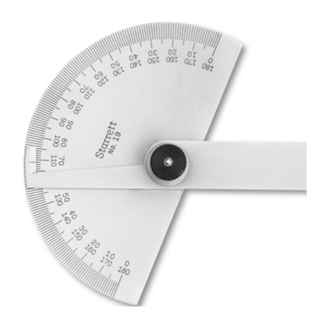 Transferidor de Ângulos com Régua Fixa 150mm C19 STARRETT-6e9ee0c8-5385-4a89-ad50-34002d2c22bd