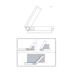Transferidor de Ângulos Digital 2176-200 INSIZE
											