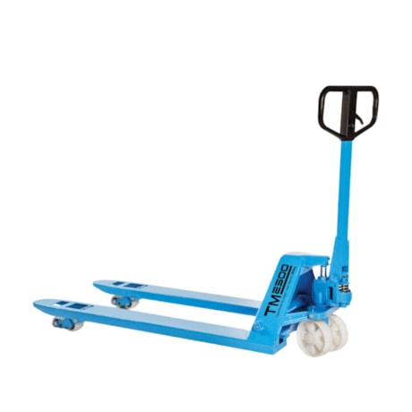 Transpalete Manual 2,5 Toneladas 525mm com Rodas Tandem de Nylon TM2500/TN PALETRANS