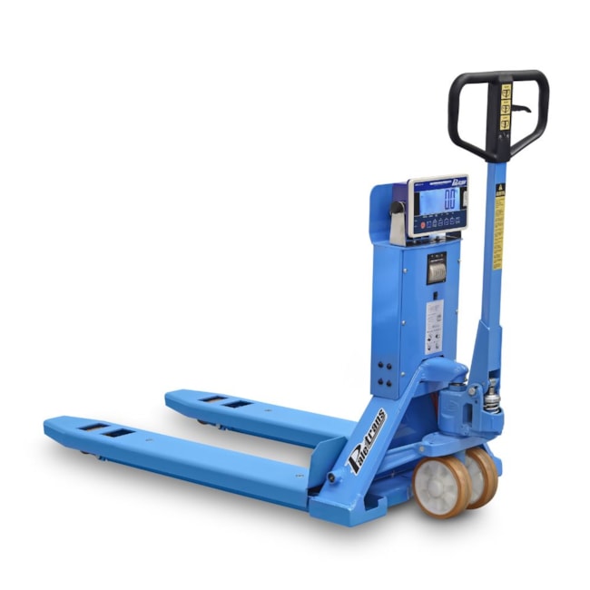Transpalete Manual Balança Digital 2000kg com Impressora Coluna 700 x 1150mm Simples Poliuretano TM2000/B PALETRANS-75edeaa9-19d5-4b55-b303-3bbfd7f0f752