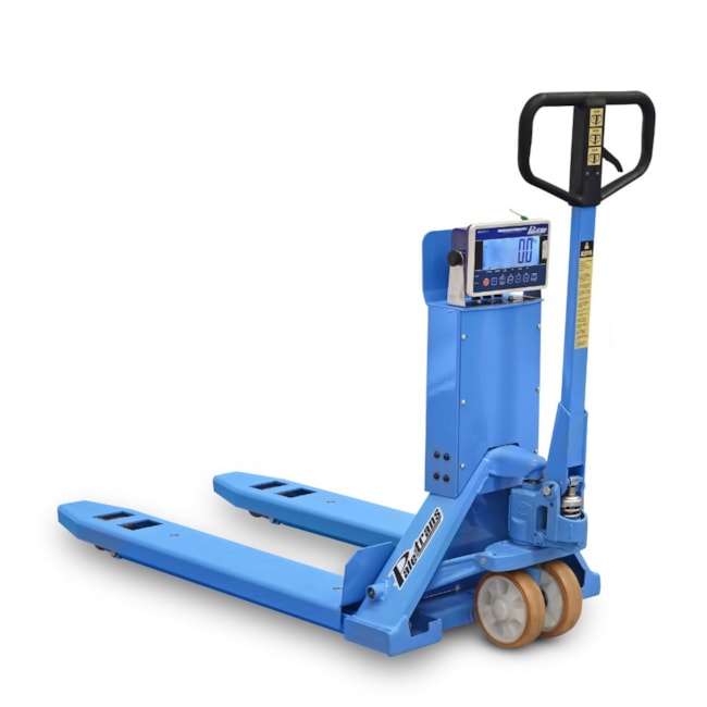 Transpalete Manual Balança Digital sem Impressora 700 x 1150mm Simples Poliuretano TM2000/B PALETRANS-c28a6134-6033-422f-8486-7d9746099ee3