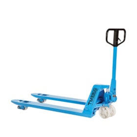 Transpalete Manual TM 2500 TN 2500Kg 525mm com Rodas Tandem de Nylon PALETRANS