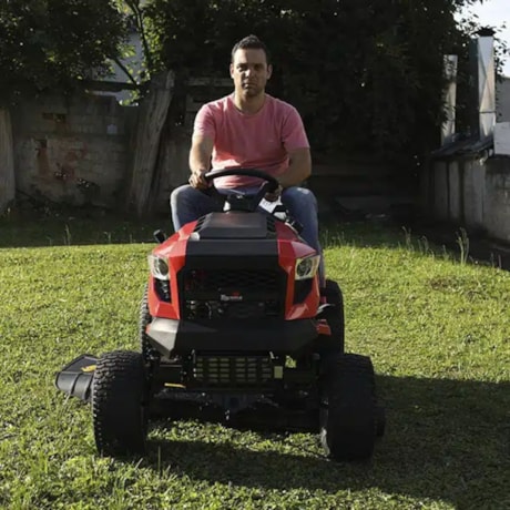 Trator Cortador de Grama 17.0HP 452CC 4T Gasolina Corte 42