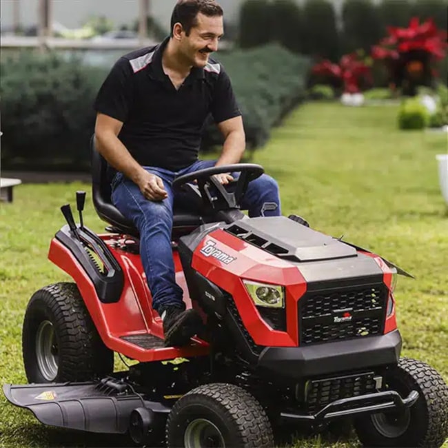 Trator Cortador de Grama 19.5HP 546CC 4T Gasolina Corte 42