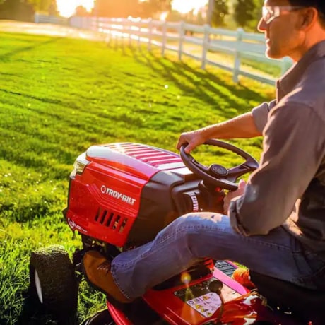 Trator Cortador de Grama Dirigível 19.0HP 547CC 4T Gasolina Corte 42