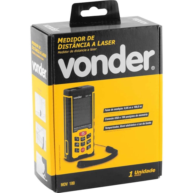 Trena a Laser 100 Metros MDV 100 3820100000 VONDER-196ddaf7-a2d9-4729-b399-8f7f3b8f7f5f