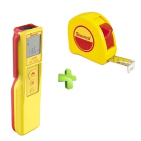 Trena a Laser 30 Metros KTS34-5ME-S + Trena de Bolso KTS34-5ME-S 5 Metros STARRETT