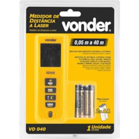 Trena a Laser 40 Metros VD 040 3820040000 VONDER