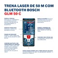 Trena a Laser com Conexão Bluetooth 50 Metros 0601072C00 GLM 50 C BOSCH