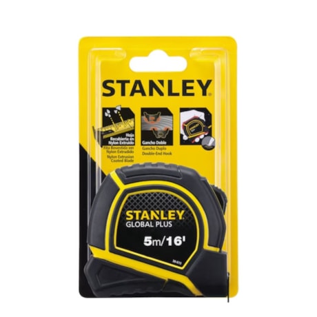 Trena Aço Global Plus 5M/16' 30-615 STANLEY-27a26cf4-910c-47fc-84f0-34bc648561bd