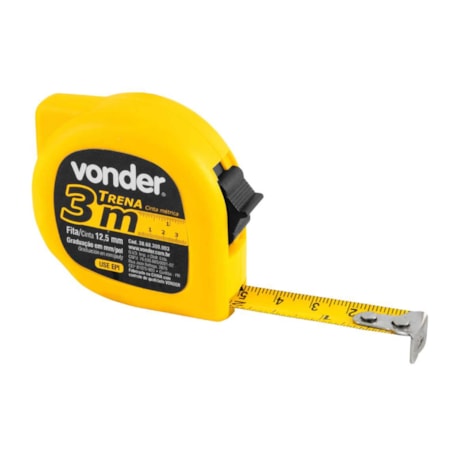 Trena Curta de Aço 3m x 12,5 mm com Trava 3868300012 VONDER-36b9acee-c851-4698-9a96-33001bf04cb5