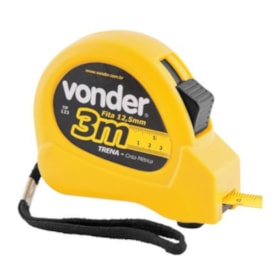 Trena de Aço 3 Metros x 12.5mm com Trava 3868370003 VONDER