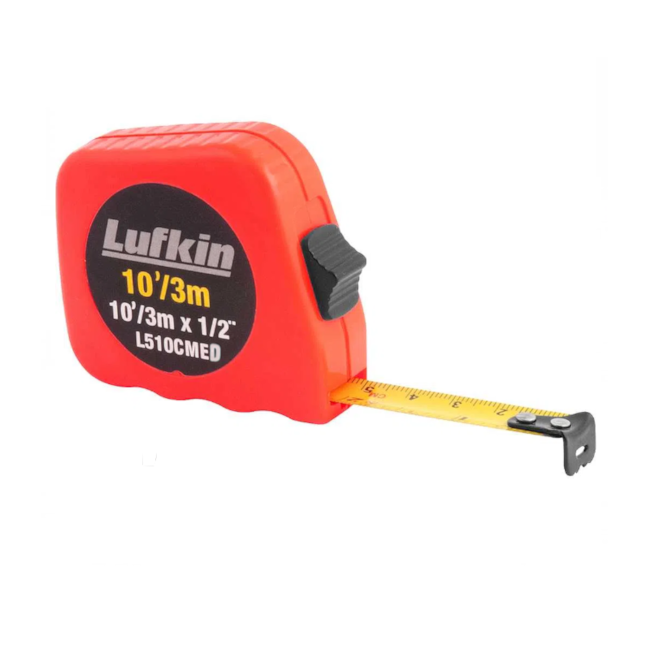 Trena de Aço 3 Metros X 12.7mm sem Blister L510CMED LUFKIN-d98249df-3834-4938-a909-05bcb24545ff