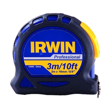 Trena de Aço 3 Metros x 16mm Abs Professional IW13949 IRWIN-a0bf6268-ed5b-46a3-9d20-01d439d85491