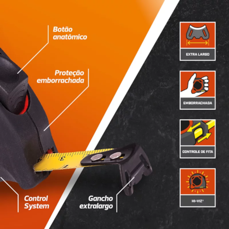 Trena de Aço 5 Metros X 19.5mm Emborrachada L616CMED LUFKIN-d9f0e5bd-9814-48b3-8cff-994ba8ab3995