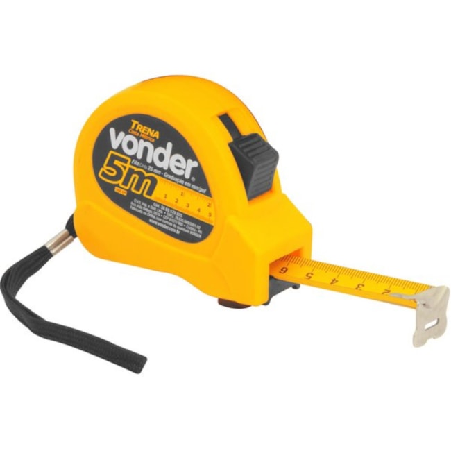Trena de Aço 5 Metros x 19mm com Trava 3868570005 VONDER-16ea8108-e9a4-453d-b7d0-4f2c2f2e34b0