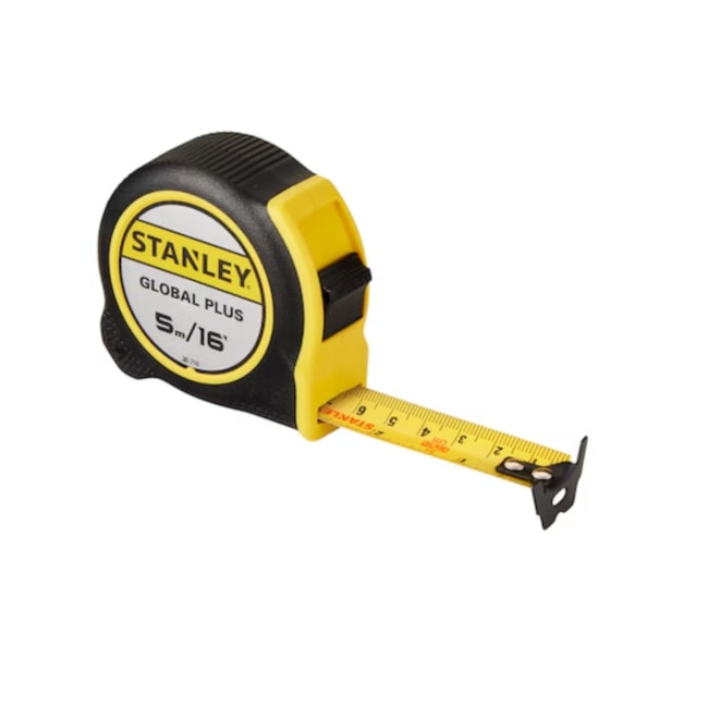 Trena de Aço 5 Metros x 19mm GLOBAL PLUS 30-716 STANLEY-5c859c8a-f95f-4794-b1ac-6aa589565009