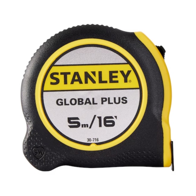 Trena de Aço 5 Metros x 19mm GLOBAL PLUS 30-716 STANLEY-93cb0141-2967-4214-b297-32d26d86aab9