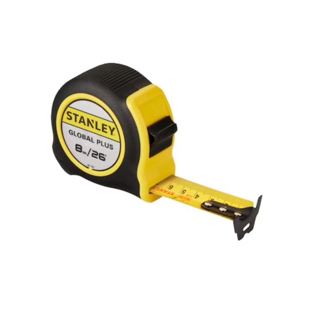 Trena de Aço 8 Metros x 25mm GLOBAL PLUS 30-726 STANLEY-d364d463-69e9-49b2-bc51-d69745d19de2