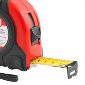 Trena de Aço Emborrachada 10mX25mm 3868388110 NOVE54
